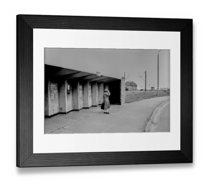 Framed Print : Germany, Greppin, 31 / 03 / 1992, village between Wolfen and Bitterfeld Framed Print : Germany, Greppin, 31 / 03 / 1992, village between Wolfen and Bitterfeld