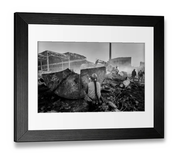 Framed Print : Germany, Bitterfeld, 31 March 1992