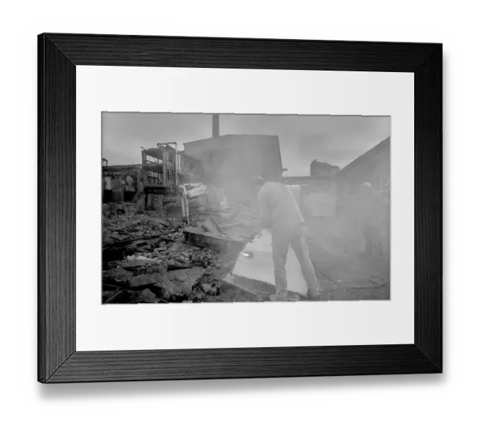 Framed Print : Germany, Bitterfeld, 31 March 1992