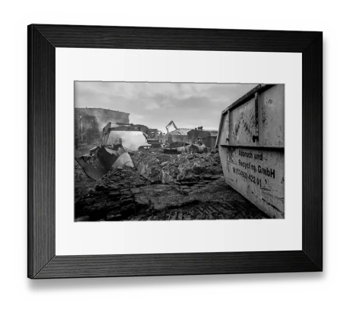 Framed Print : Germany, Bitterfeld, 31 March 1992