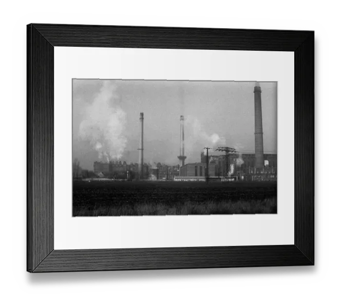 Framed Print : Germany, Merseburg, 15 January 1992