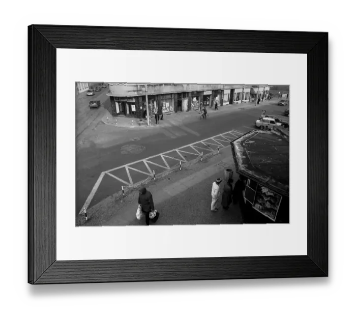 Framed Print : Germany, Merseburg, 15.01.1992, Cityscape, Europe