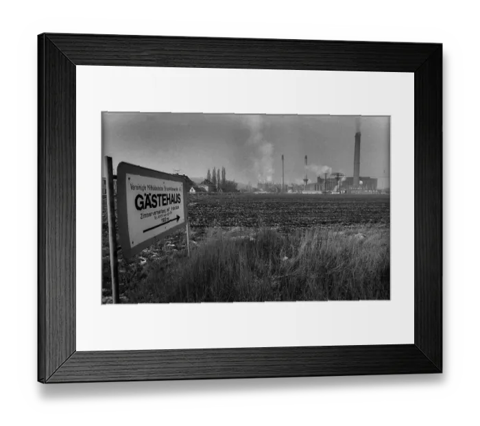 Framed Print : Germany, Merseburg, 15 January 1992
