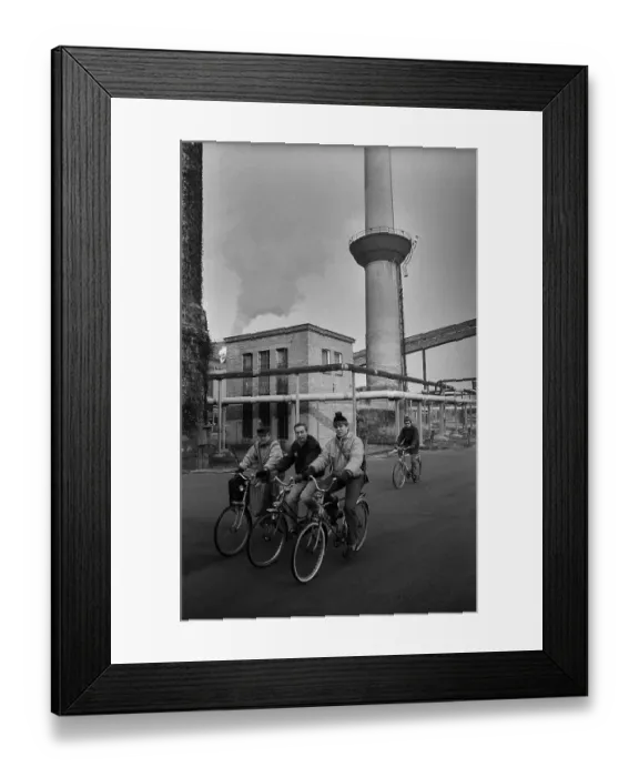 Framed Print : Germany, Merseburg, 15 January 1992