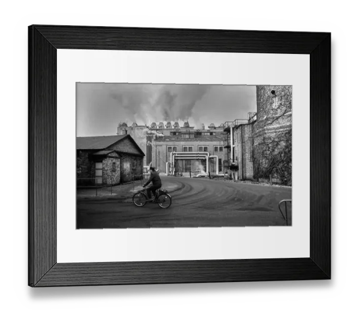 Framed Print : Germany, Merseburg, 15 January 1992