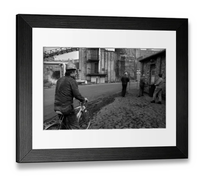Framed Print : Germany, Merseburg, 15 January 1992
