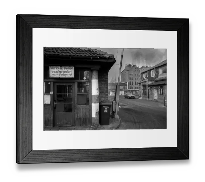 Framed Print : Germany, Merseburg, 15 January 1992