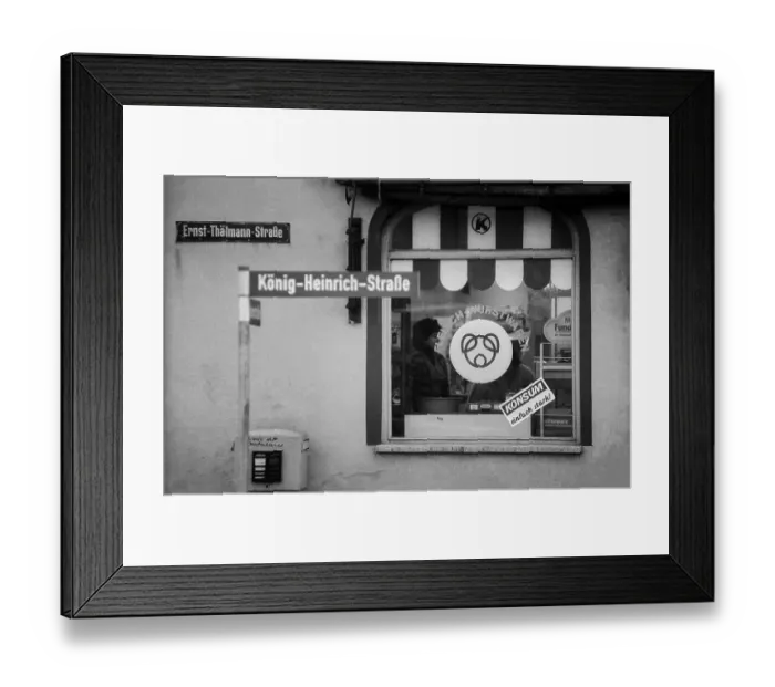 Framed Print : Germany, Merseburg, 15 January 1992