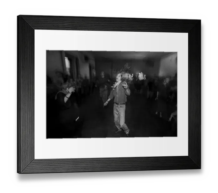 Framed Print : Germany, Dresden, 22.06.1991, Dance in a Club
