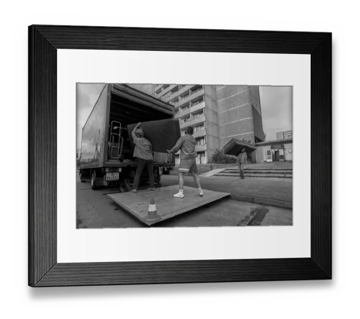 Framed Print : Germany, Berlin, 18 July 1991, move to Friedrichsfelde Framed Print : Germany, Berlin, 18 July 1991, move to Friedrichsfelde