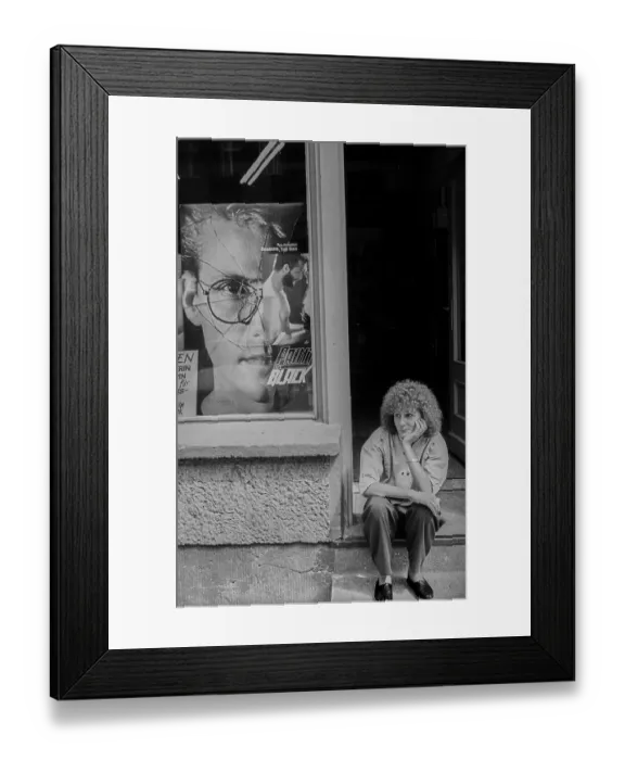 Framed Print : Germany, Berlin, 27.07.1991, Stargarder Strasse