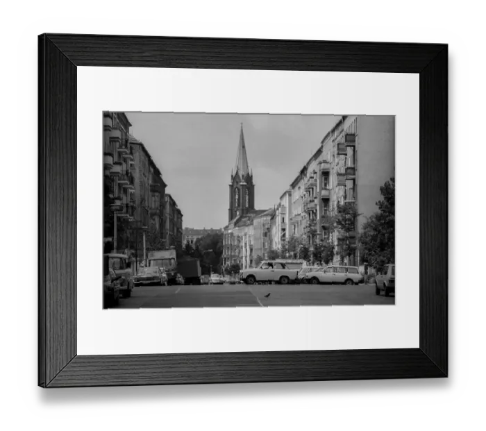Framed Print : Germany, Berlin, 27 July 1991, Stargarder Strasse Framed Print : Germany, Berlin, 27 July 1991, Stargarder Strasse