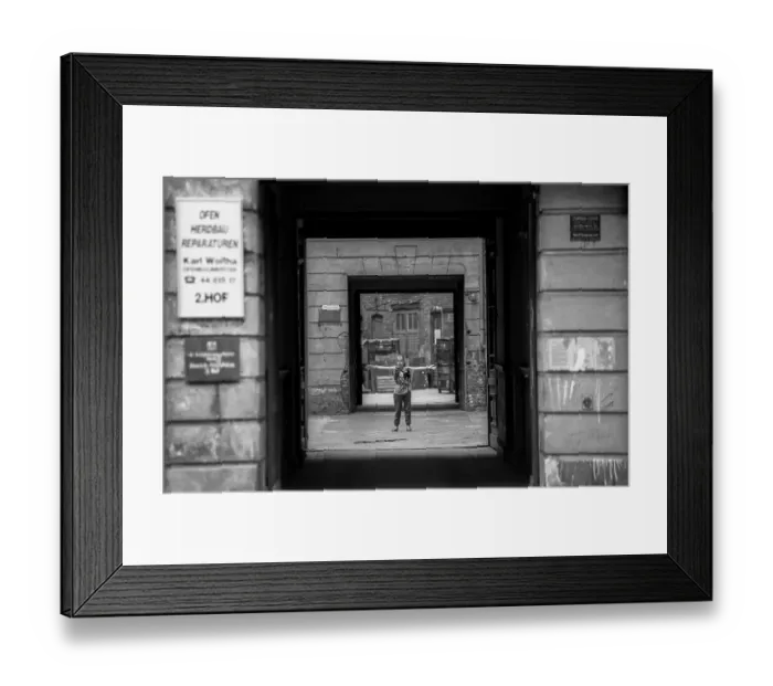 Framed Print : Germany, Berlin, 27 July 1991, Stargarder Strasse