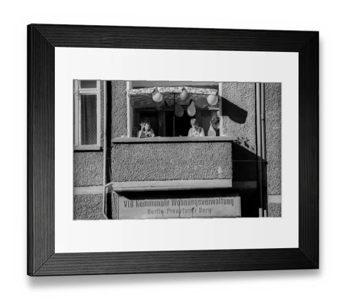 Framed Print : Germany, Berlin, 27 July 1991, Stargarder Strasse