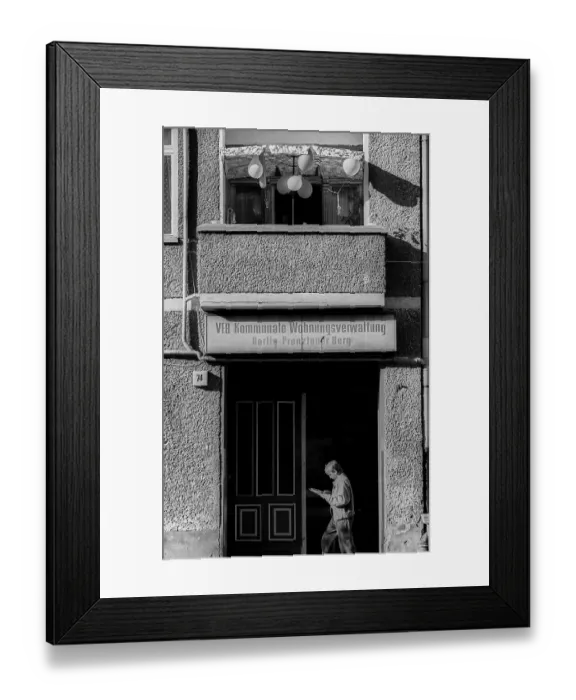 Framed Print : Germany, Berlin, 27 July 1991, Stargarder Strasse
