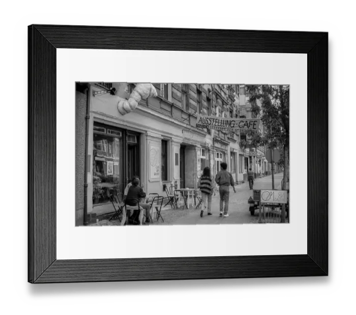 Framed Print : Germany, Berlin, 27 July 1991, Stargarder Strasse