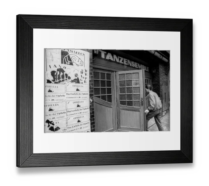Framed Print : Germany, Berlin, 11.08.1991, Variete Chamaeleon Framed Print : Germany, Berlin, 11.08.1991, Variete Chamaeleon