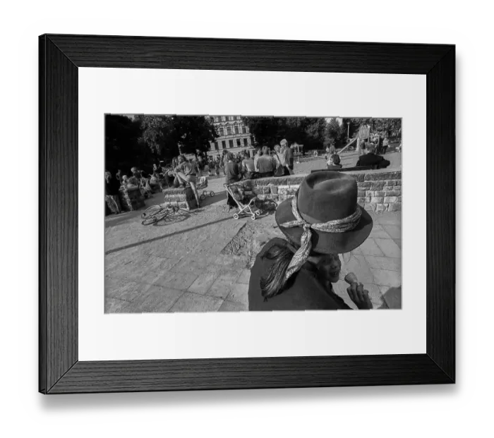 Framed Print : Germany, Berlin, 31.08.1991, playground Kollwitzplatz Framed Print : Germany, Berlin, 31.08.1991, playground Kollwitzplatz