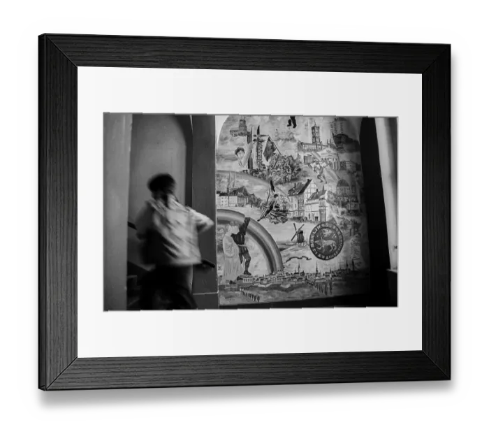 Framed Print : Germany, Berlin, 04.09.1991, high school in Dunckerstrasse Framed Print : Germany, Berlin, 04.09.1991, high school in Dunckerstrasse