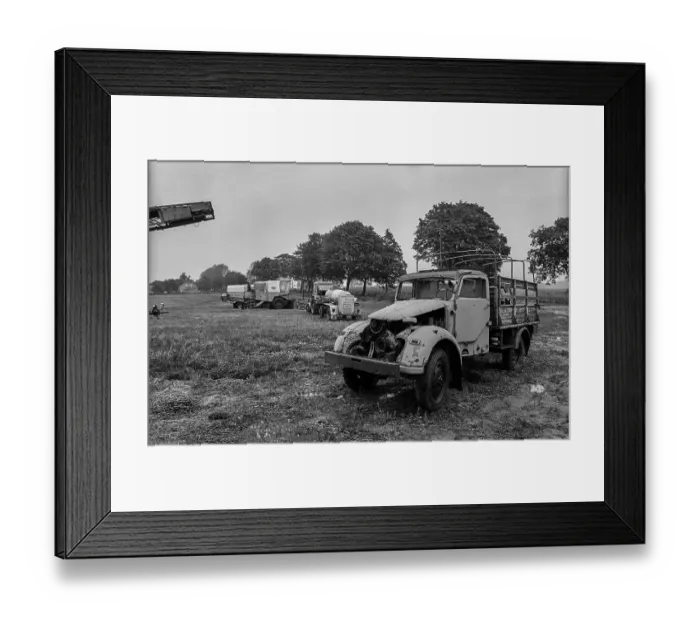 Framed Print : Germany, Eixen, 16.9.1991, LPG technology ready for scrap