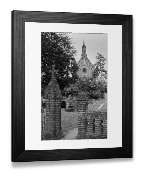 Framed Print : Germany, Semlow, 16.9.1991, Church of Semlow Framed Print : Germany, Semlow, 16.9.1991, Church of Semlow