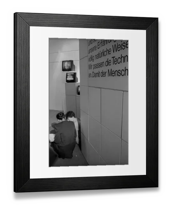 Framed Print : Germany, Berlin, 01.09.1991, IFA International Consumer Electronics Fair