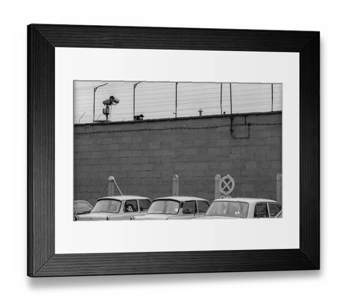 Framed Print : Germany, Berlin, 25.09.1991, former Stasi building in Hohenschoenhausen