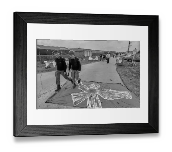 Framed Print : Germany, Osterne, 12.11.1991, open day at a former NVA missile site (now Bundeswehr) Framed Print : Germany, Osterne, 12.11.1991, open day at a former NVA missile site (now Bundeswehr)
