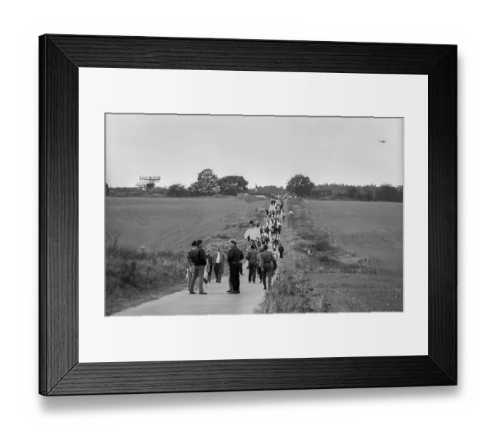 Framed Print : Germany, Osterne, 12.11.1991, Open day in a former missile site of the NVA