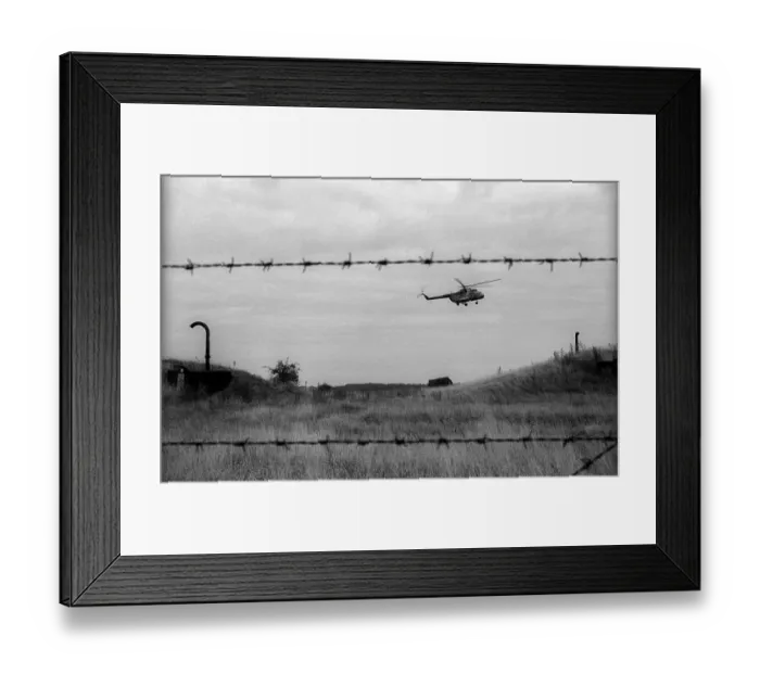 Framed Print : Germany, Osterne, 12.11.1991, open day in a former NVA missile site (now Bundeswehr)