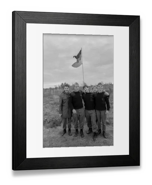Framed Print : Germany, Osterne, 12.11.1991, Open day in a former missile site of the NVA