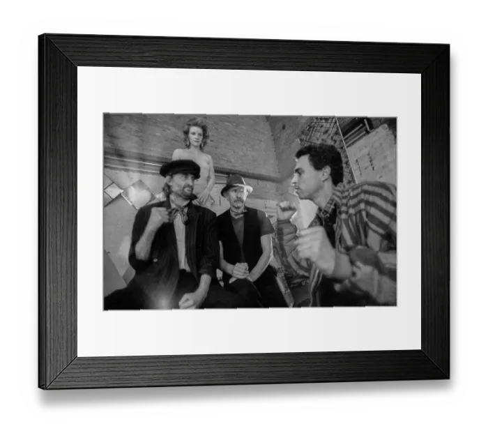 Framed Print : Germany, Berlin, 18.10.1991, shooting of the film The Visitor