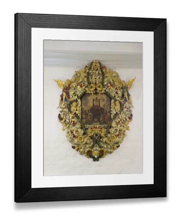 Framed Print : Biblical church illustration, St Framed Print : Biblical church illustration, St