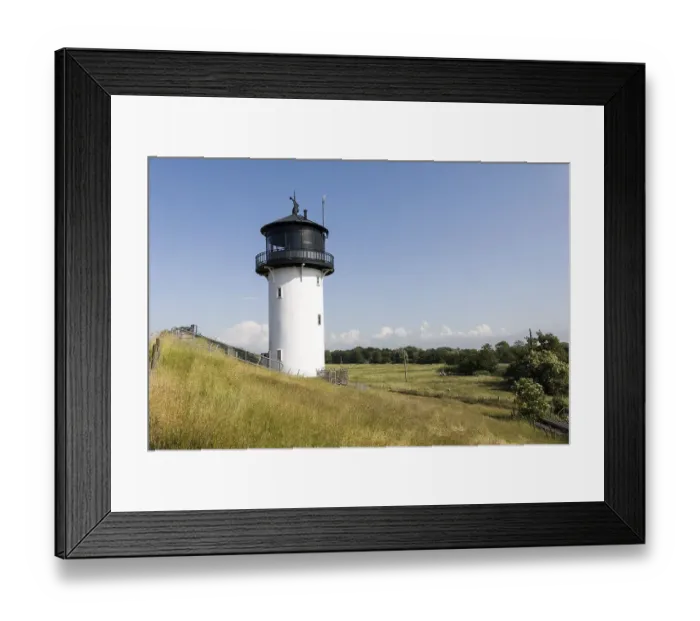 Framed Print : Lighthouse, the Fat Berta, Altenbruch