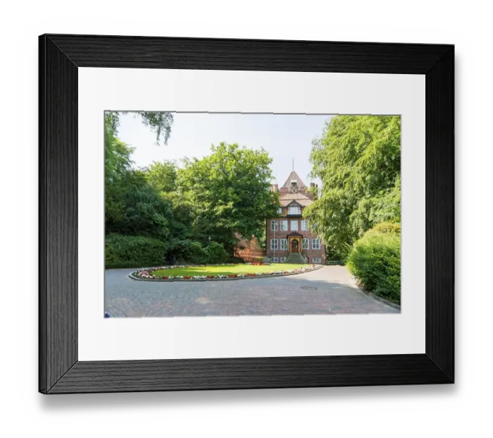 Framed Print : Ritzebuettel Castle in Cuxhaven in the Ritzebuettel Castle Park