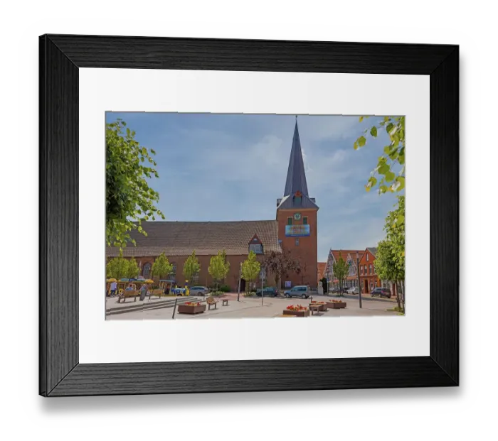 Framed Print : St. Severi Church in Otterndorf Framed Print : St. Severi Church in Otterndorf