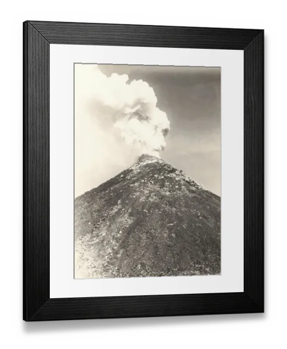 Framed Print : Historic photograph taken ca. 1895 of Mt