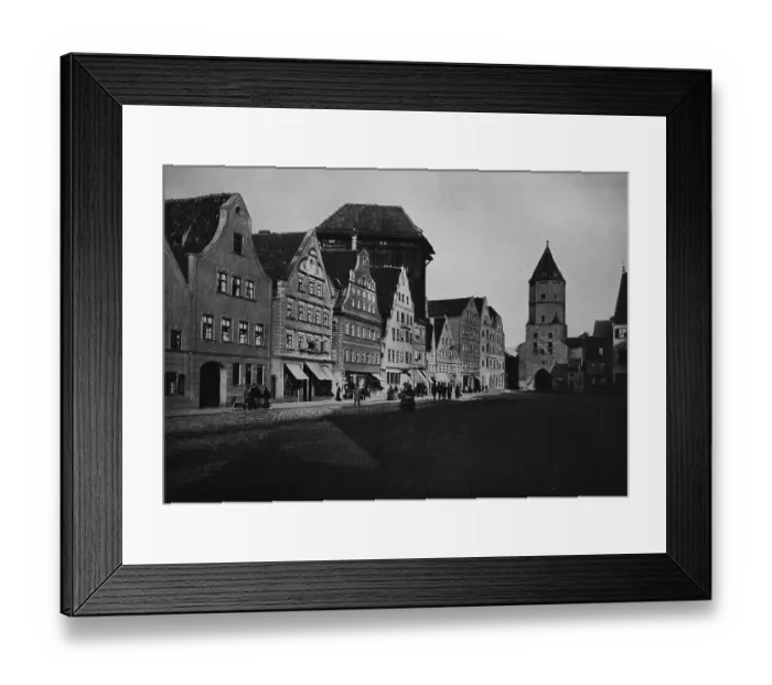 Framed Print : Jacoberstrasse street in Augsburg