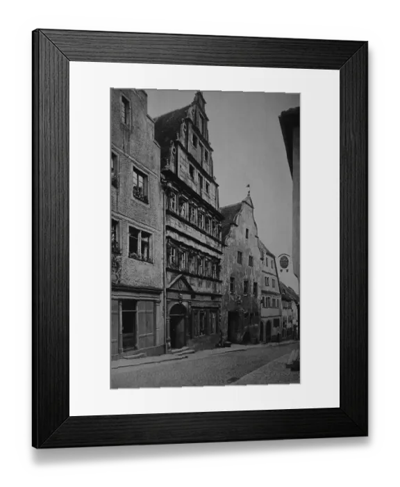 Framed Print : Baumeisterhaus house in Rothenburg