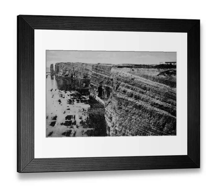 Framed Print : North West coast of Helgoland, Schleswig-Holstein