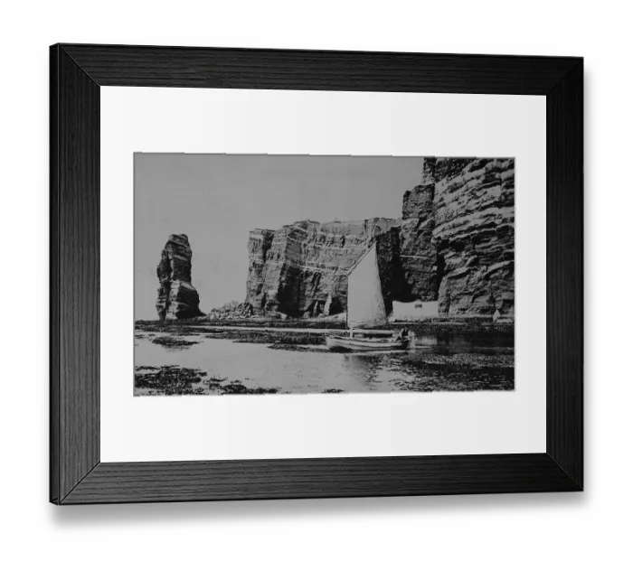 Framed Print : North Cape and Lummenfelsen cliff