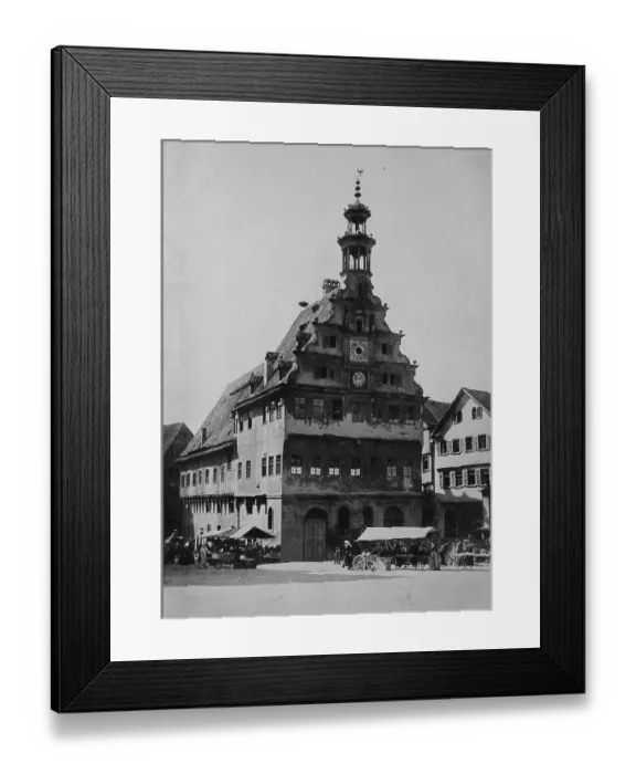 Framed Print : Town hall of Esslingen, Baden-Wuerttemberg