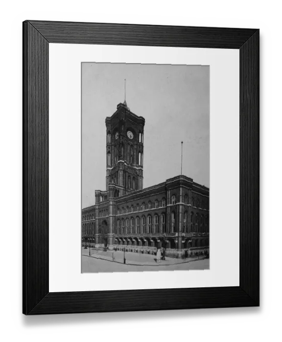 Framed Print : Town Hall, Berlin, Germany, historical image Framed Print : Town Hall, Berlin, Germany, historical image