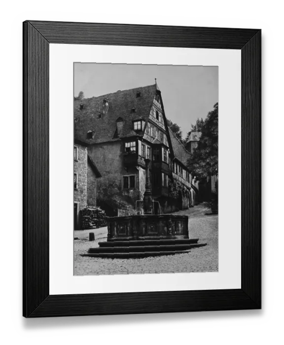 Framed Print : Haus Wirth house in Miltenberg