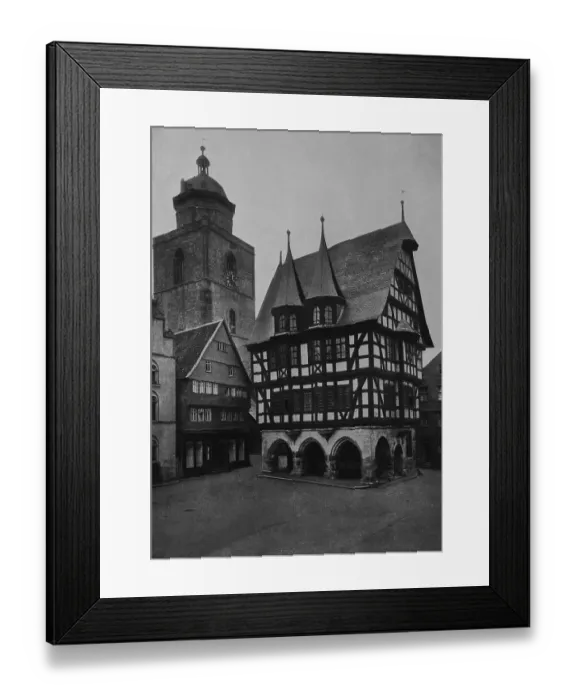 Framed Print : City hall of Alsfeld, Hesse, Germany Framed Print : City hall of Alsfeld, Hesse, Germany