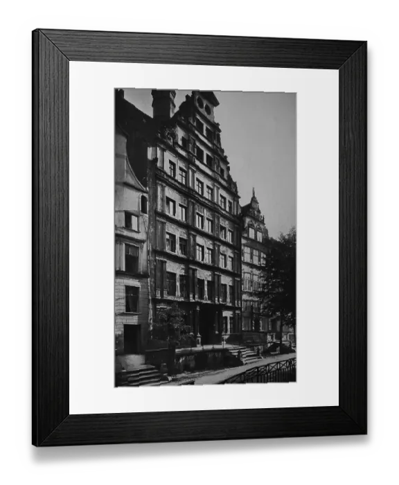 Framed Print : The Englisches Haus house in Gdansk
