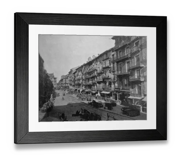 Framed Print : Early autotype Zaragoza, Aragon Framed Print : Early autotype Zaragoza, Aragon