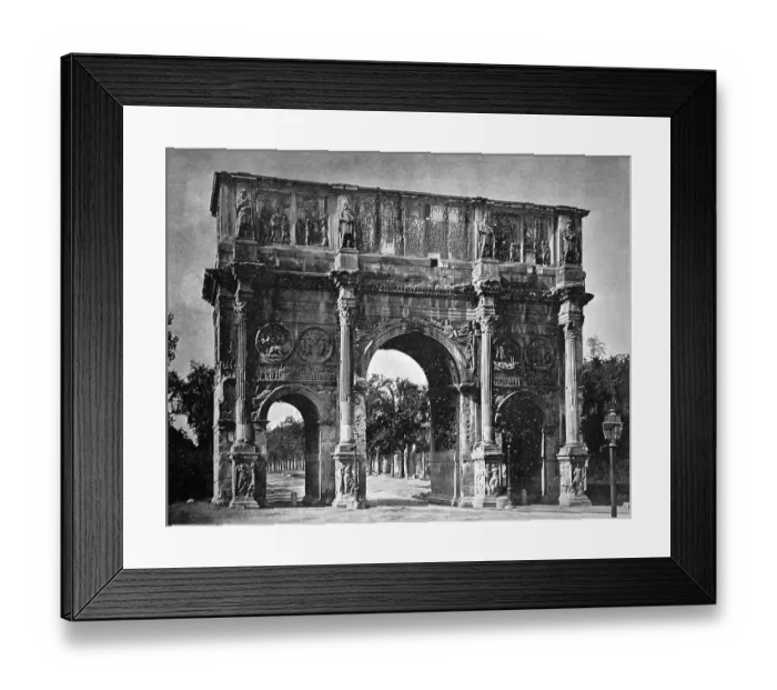 Framed Print : Early autotype of the Arch of Constantine