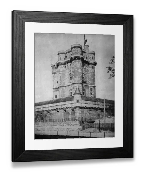 Framed Print : One of the first autotypes of Le Donjon de Vincennes Framed Print : One of the first autotypes of Le Donjon de Vincennes