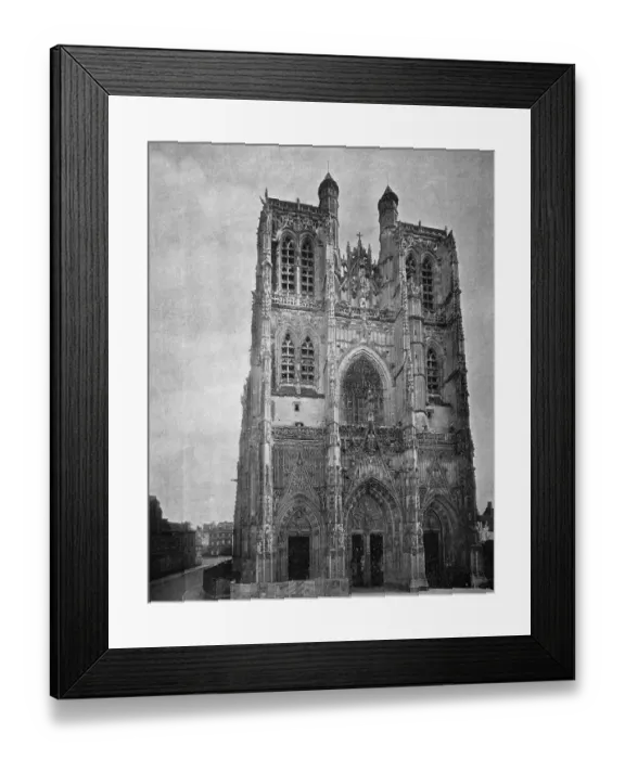 Framed Print : One of the first autotypes of Saint Vulfrand Framed Print : One of the first autotypes of Saint Vulfrand